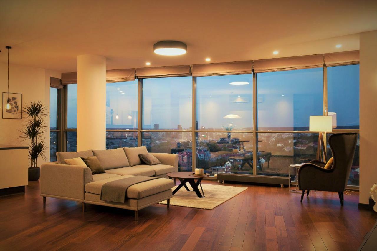 Luxury Panoramic Vilnius Apartment Exterior photo